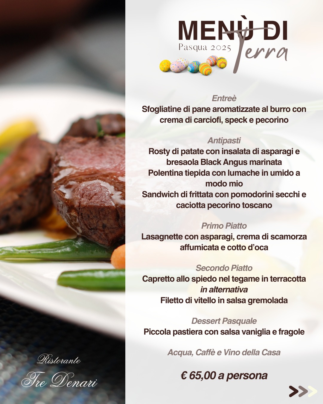Pasqua - Menù di carne